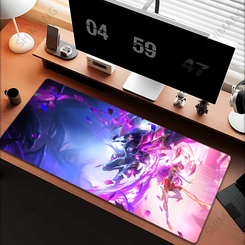 League of Legends Kaisa Large Mouse Pad Gaming Mousepad PC Gamer Computer Office Mouse Mat Keyboard Mat Desk Pad Laptop Mausepad