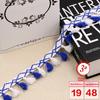 5 Meter Colorful Ethnic Style Curtain Decorative Tassel Lace Trim Upholstery Costume Fringe Trim Sewing DIY Accessories