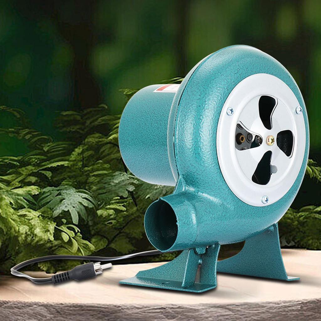 Electric BBQ Fan Air Blower DC12V Camping Cooking Stove Bellows + Air Duct