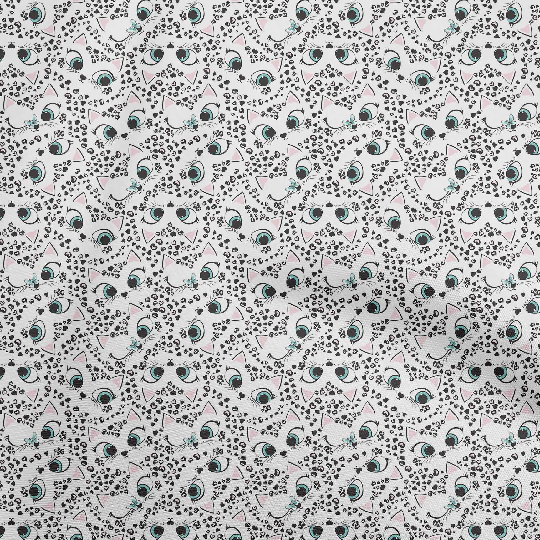 

OneOone Cotton Flex Dusty Blue Fabric Дитяче шиття тварин Ремісничі проекти Друк на тканині 40 дюймів 42 Inch Wide - Viscose Chiffon блідо-рожевого кольору