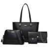 Women's bag new fashionable retro child and mother bag diagonal span portable shoulder large capacity four-piece bag
