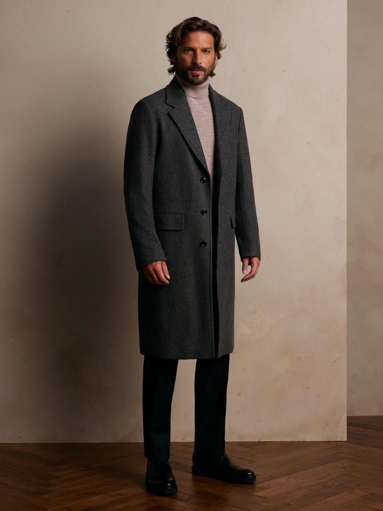 Grey Wool Coat 60