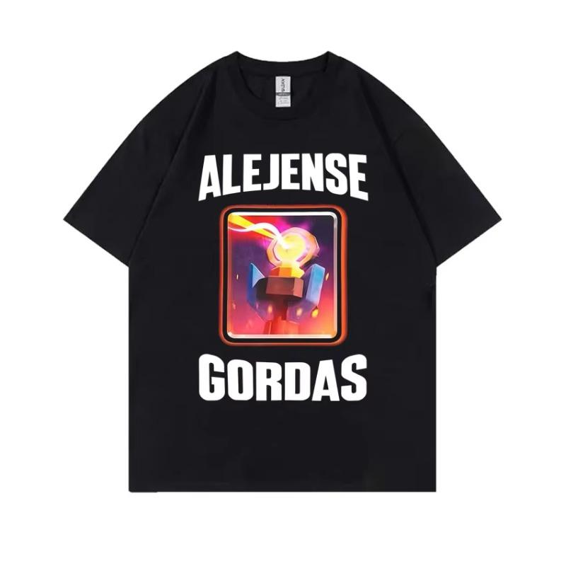 

Alejense Gordas T-shirt Women Kawaii Joke Humor Gift for Him and Her Cute Memes T-shirts Oversized Pure T Shirt - Men s Summ... 5XL різнокольоровий
