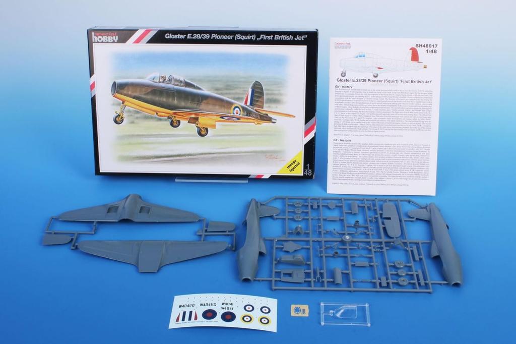 Special Hobby British Gloucester Squirt Jet Fighter Plastic Model SH48017 1/48 (Airplane)