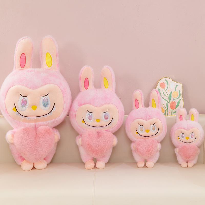 Doll Golden Sable Tie-dyed Labu Plush Toy Flower Heart Doll
