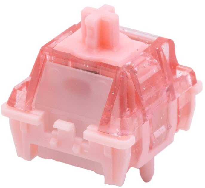 Koi Magnetic for Gaming DIY Switches, Linear, Transparent, 37gf, Keyboards, Lapitori, 35pcs, Pre-lubricated