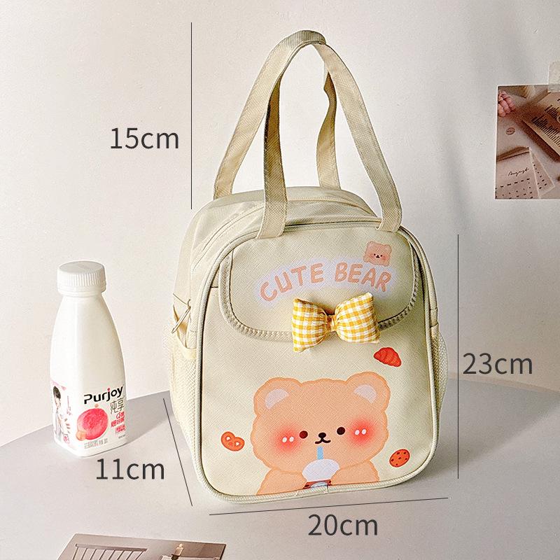 

Insulated Large-Capacity Lunch Tote with Thick Aluminum Foil for Office Workers and Students