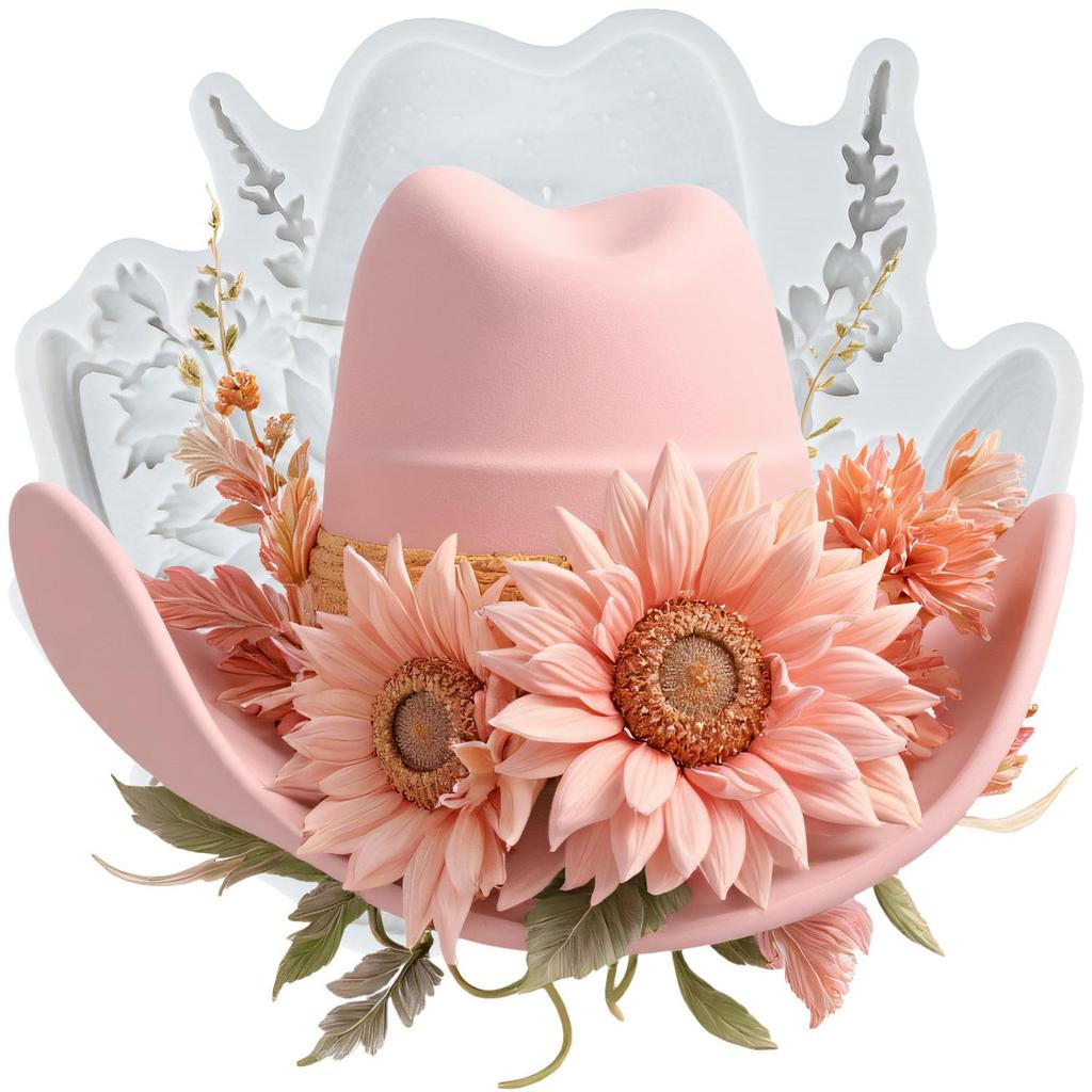 Sunflower Hat Silicone Mold Sunglasses Camera Fondant Molds Cake Decorating Tools Theme Cake Dessert Decorated Chocolate Candy Mold