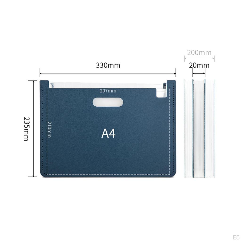 Accordian File Organizer ,File Cabinet Expanding Filing Box, Portable Folder