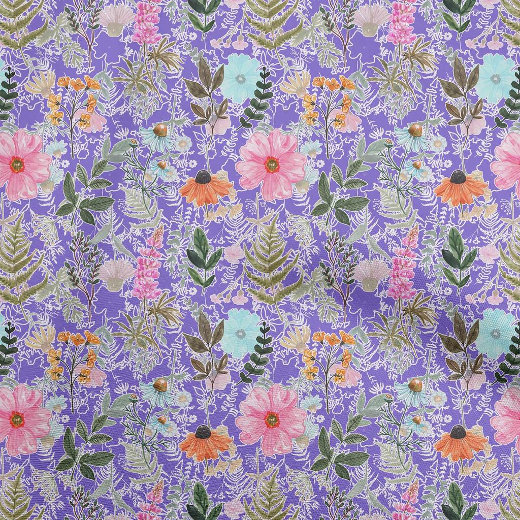 oneOone Cotton Flex Dusty Green Fabric Floral  Sewing Craft Projects Fabric Prints By Yard 40 Inch