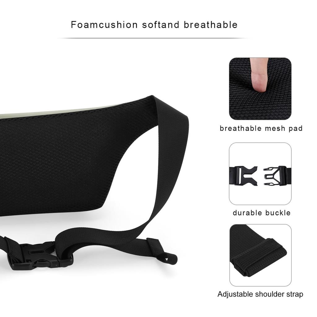 HAWEE Waist Stylish Waist Bag for Men and Waterproof Perfect for Running Pouch, Bag/Shoulder Women, 2-Way Polyester, Travel, Work, Hiking, Walking,