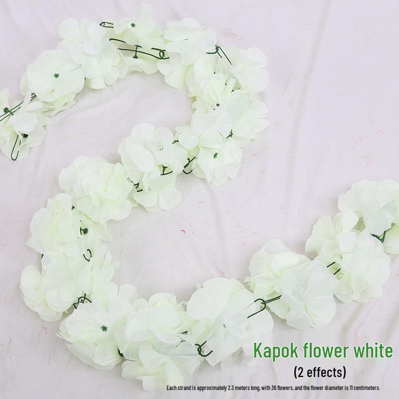 Artificial Chrysanthemum Vines for Cemetery and Memorial Decor - Silk and Plastic Hanging Floral Decoration