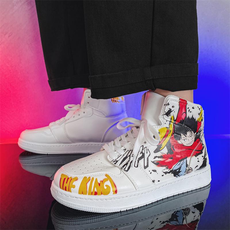 Unisex Sneakers Uomo Scarpe Stampate Alto Top Uomini Causal Shoes Scarpe da  Basket Board Shoes acquista in modo economico — spedizione gratuita,  recensioni reali con foto — Joom