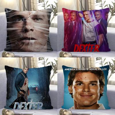 Dexter Poster American Classic 45*45cm Cushion Cover Pillow Cover Decor Pillowcase Home Pillowcase For Couch Pillow