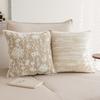 45X45CM Embroidery Throw Pillow Cover Khaki Luxury Stamping Waist Cushion Cover Decor Home Decorative Pillowcase