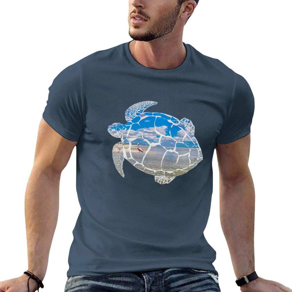 Sea Turtle Beach Magic Tshirt Unisex T Shirts For Unisex Casual Anime Tshirt T Shirts With Prints Tshirt
