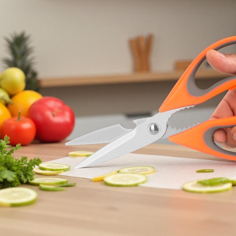 Stainless Steel Kitchen & Baby Food Scissors - Multipurpose for Chicken Bone & Refrigerator Use