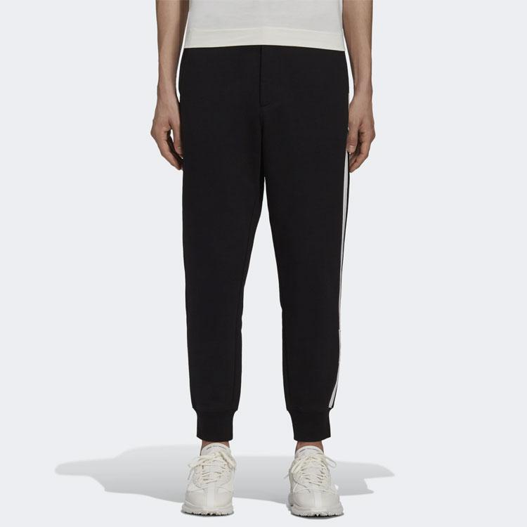 Y-3 SS21 Signature Stripe Casual Pants Men Bottoms Black H16338