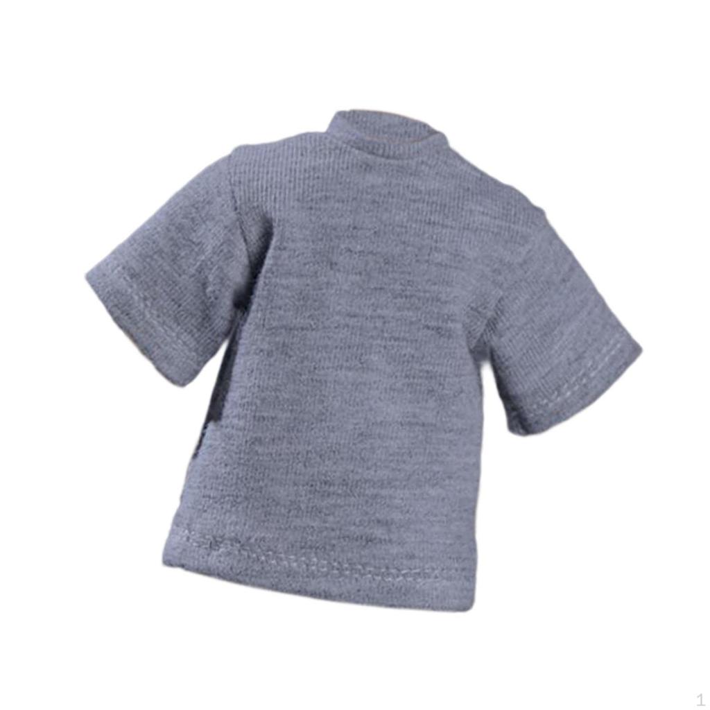 1/12 Hip Hop Loose T Shirt Troopers Fittings DIY Accessory Male Figure Short Sleeves Doll