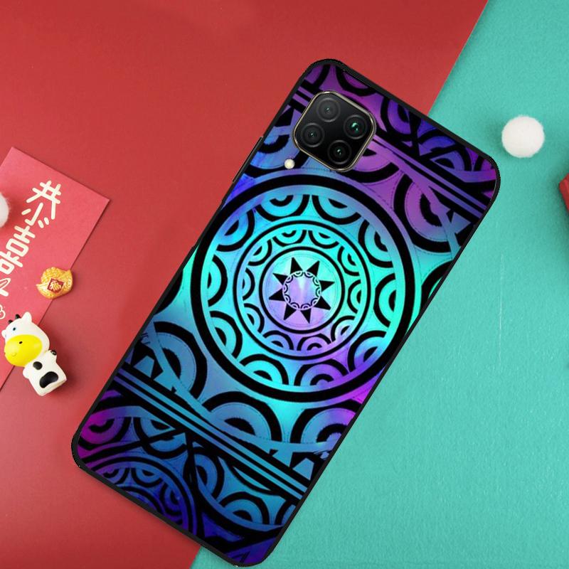 Maori Samoan Polynesian Tribal For Huawei Nova 12S 9 10 SE 7i 8i 11i 12i Y60 Y61 Y70 Y72 Y73 Y90 Y91 P20 P30 P40 Lite Case
