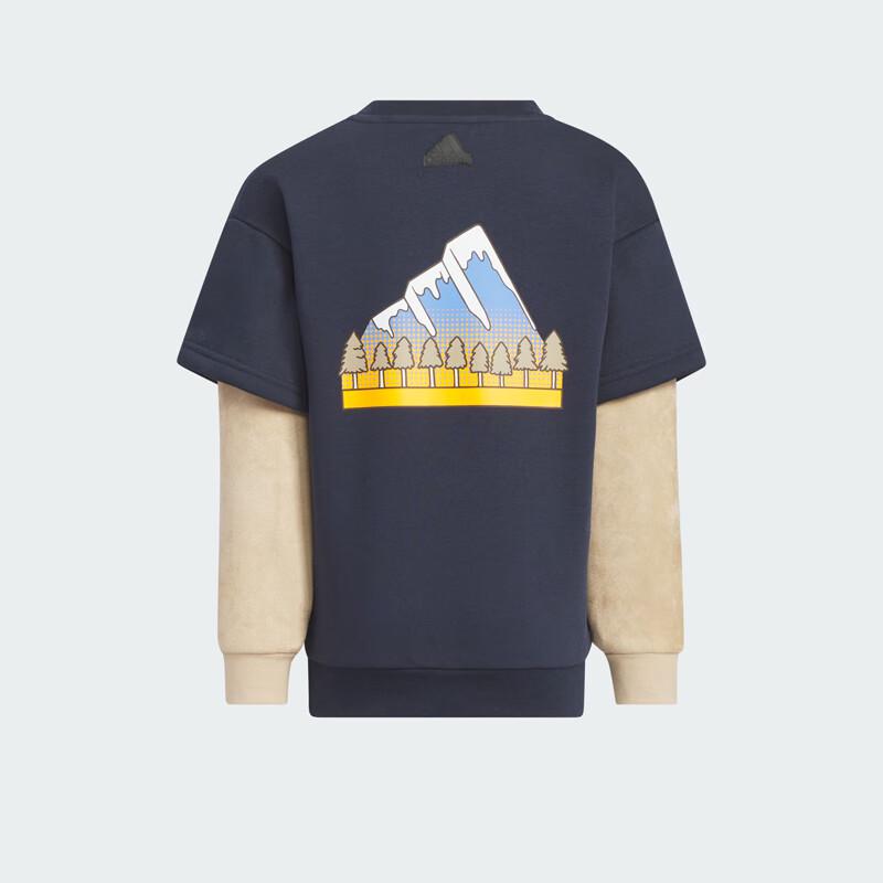 Adidas Kids Fleece Crewneck Sweatshirt 115