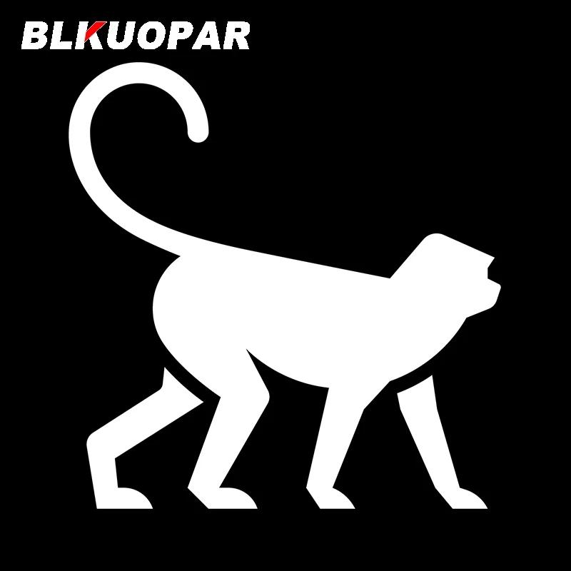 BLKUOPAR For Monkey Silhouette Clipart Car Stickers Creative Personality Decals Refrigerator Helmet Decor Car Label DIY