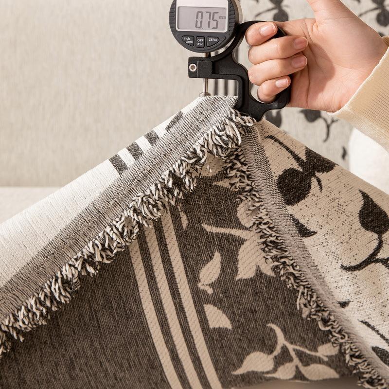 American Light Luxury Style Sofa Towel Cover Cloth Sofa Cushion Four Seasons Universal High Sense Chenille Full Covered Cover