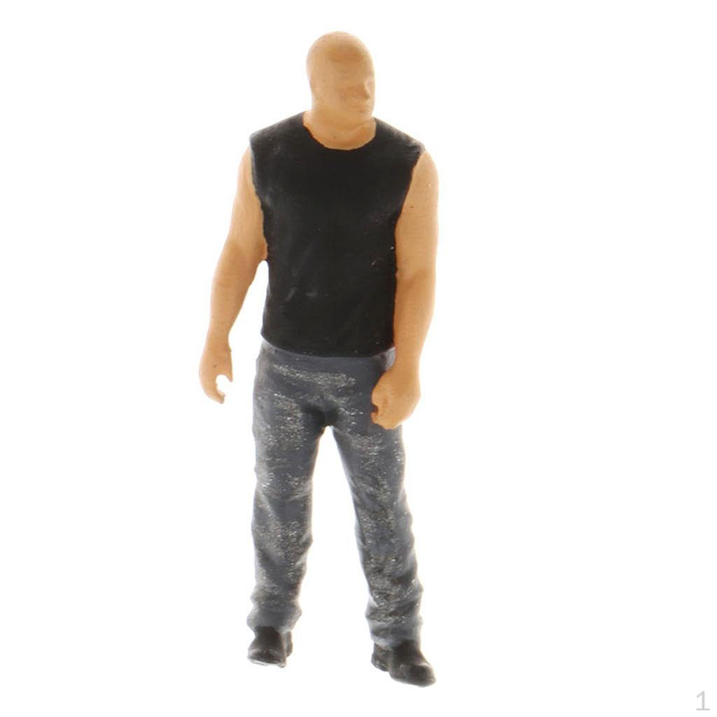 1/64 Plastic Figurine Men Accessory Decoration