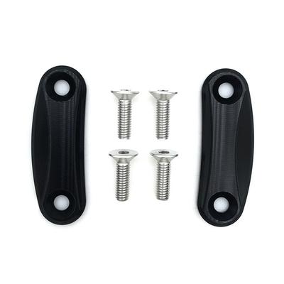 2x Rearview Mirror Block Off Base Plates Set For 16-23 Kawasaki Ninja ZX10R ZX6R