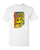 T Shirt Vtg Travel Art 100% Cotton Tourist Retro Vacation State Indiana Hoosier