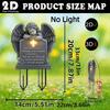 Angel Shaped Angel Garden Stake UV-Resistant Memorial Cherub Yard Sign  Adding Solemn Atmospheres