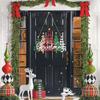 Christmas Wooden Door Hanging Merry Christmas Decorations for Home 2025 Navidad Xmas Tree Ornament Wall Pendant New Year 2026