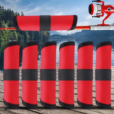 6er Pack Köderwickel Angelköderabdeckungen Hakenabdeckungen Köderschutz Um Angler beim Angeln sicher zu halten für Angelrute