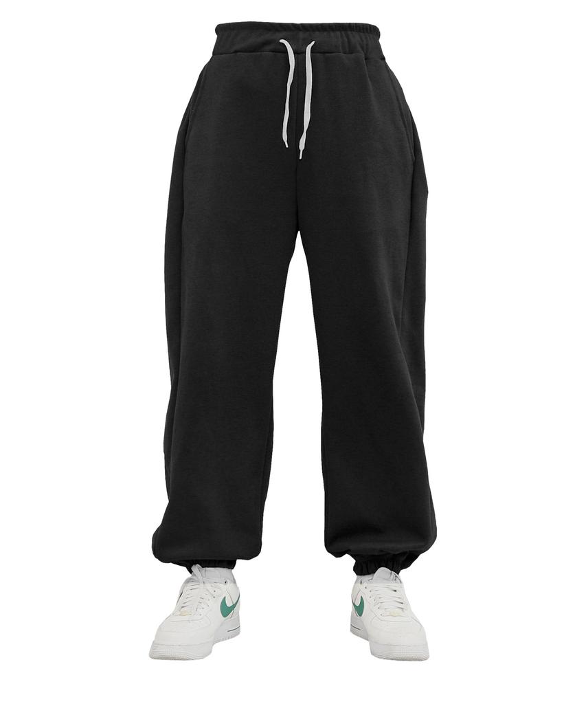 Oeta Double Cotton Side-Tuck Balloon Fit Jogger Pants
