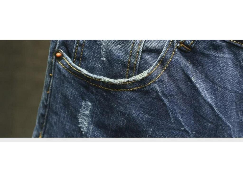 2023 Autumn/Winter Slim Fit Men's Retro Jeans with Korean Style Embroidery