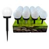 Solar Lamp 6500K Led Sphere White Plastic Black - Pl-304711