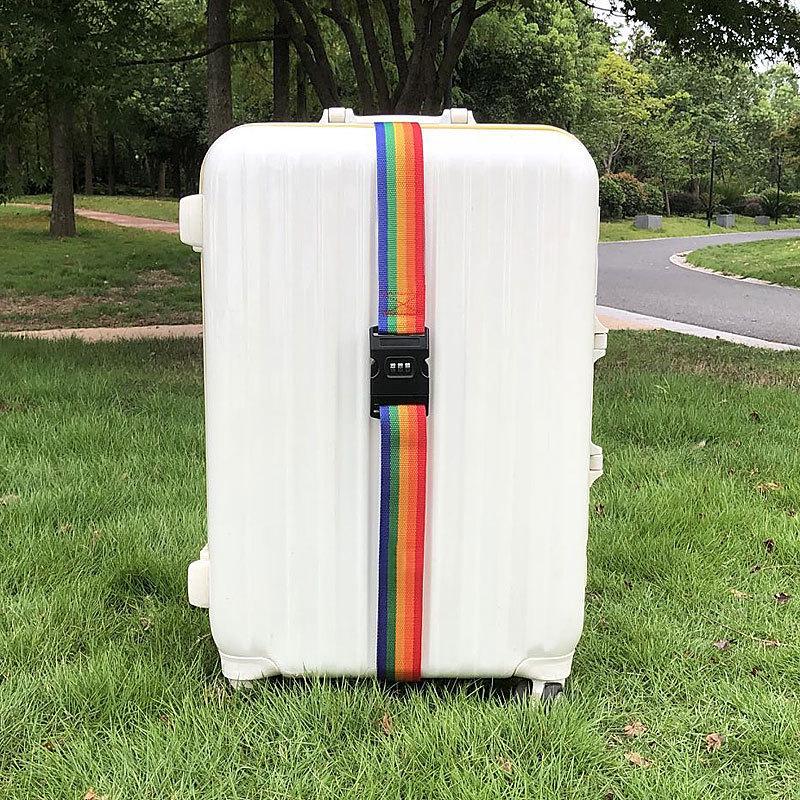 Polypropylene One-Word Luggage Strap for Suitcase Reinforcement with Wheels