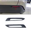 For Toyota BZ4X 2023-2025 Carbon Fiber ABS Rear Fog Light Eyelid Molding Frame