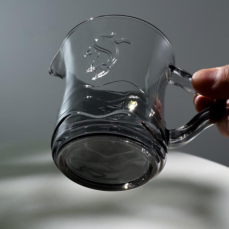 Glazed Glass Tea Serving Pitcher