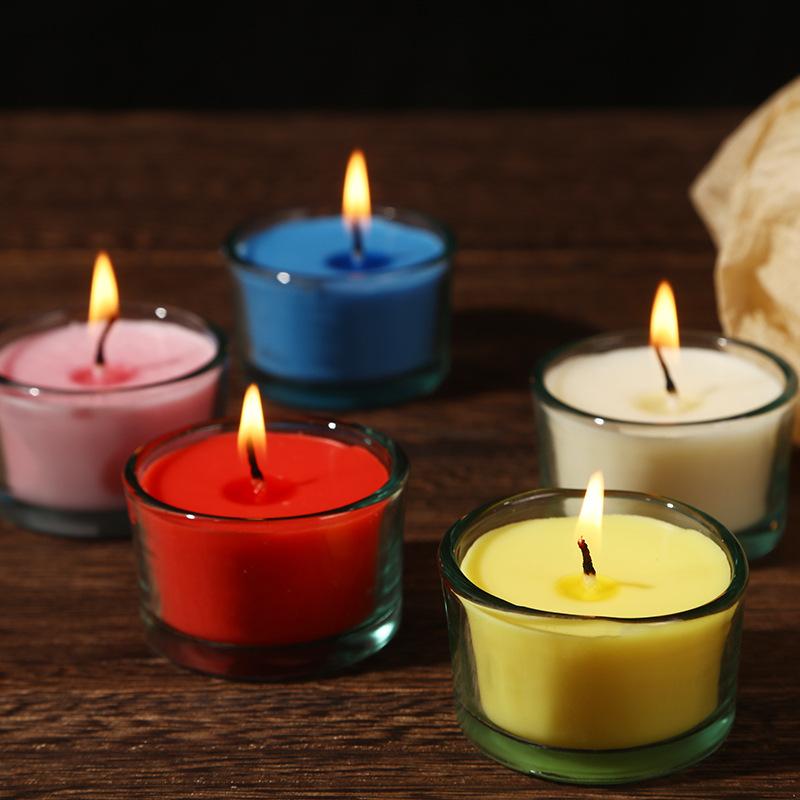 Glass Cup Scented Candle Creative Valentine's Day Confession Proposal Romantic Unscented Small Candle Gift