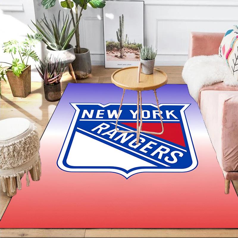 Rangers Hockey Area Rug Suitable for Indoor And Outdoor,Carpets for Kitchens, Homes, Offices, Living Rooms,Home Decor,Christmas Gift
