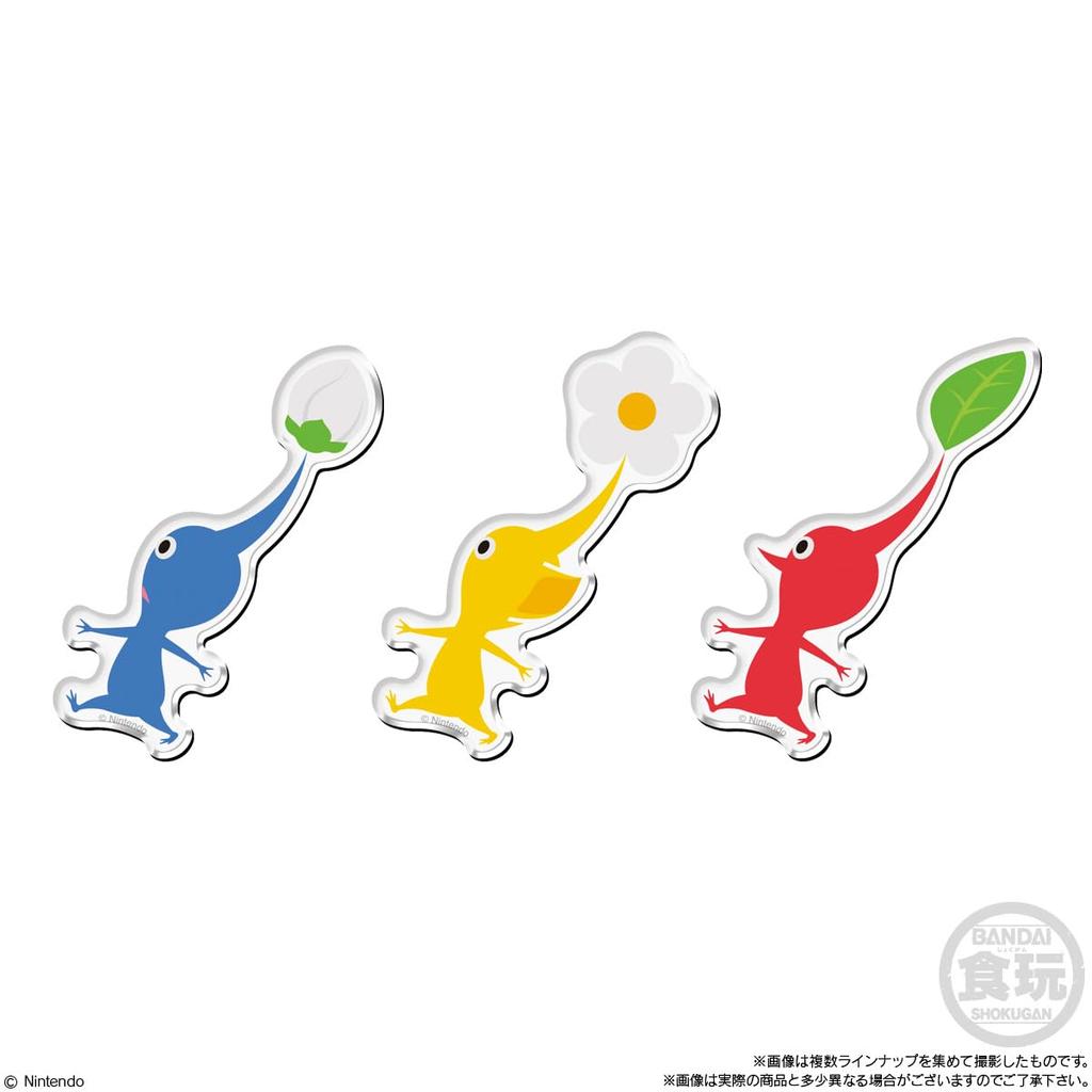 BANDAI [Resale] Pikmin Character Magnets (14 pieces) Candy Toys/Chewing Gum (Pikmin)