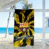 Serviette de plage personnalisée au nom du club de Barcelone Microfibre ultra douce Tissu à séchage rapide Portable pour la natation la plage le camping le voyage Accessoires de plage la salle de sport