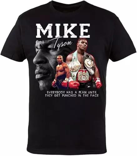 

Mike Tyson boxing T-shirt Black Short Sleeve All Sizes S to 4XL.webp Unisex T-Shirt S