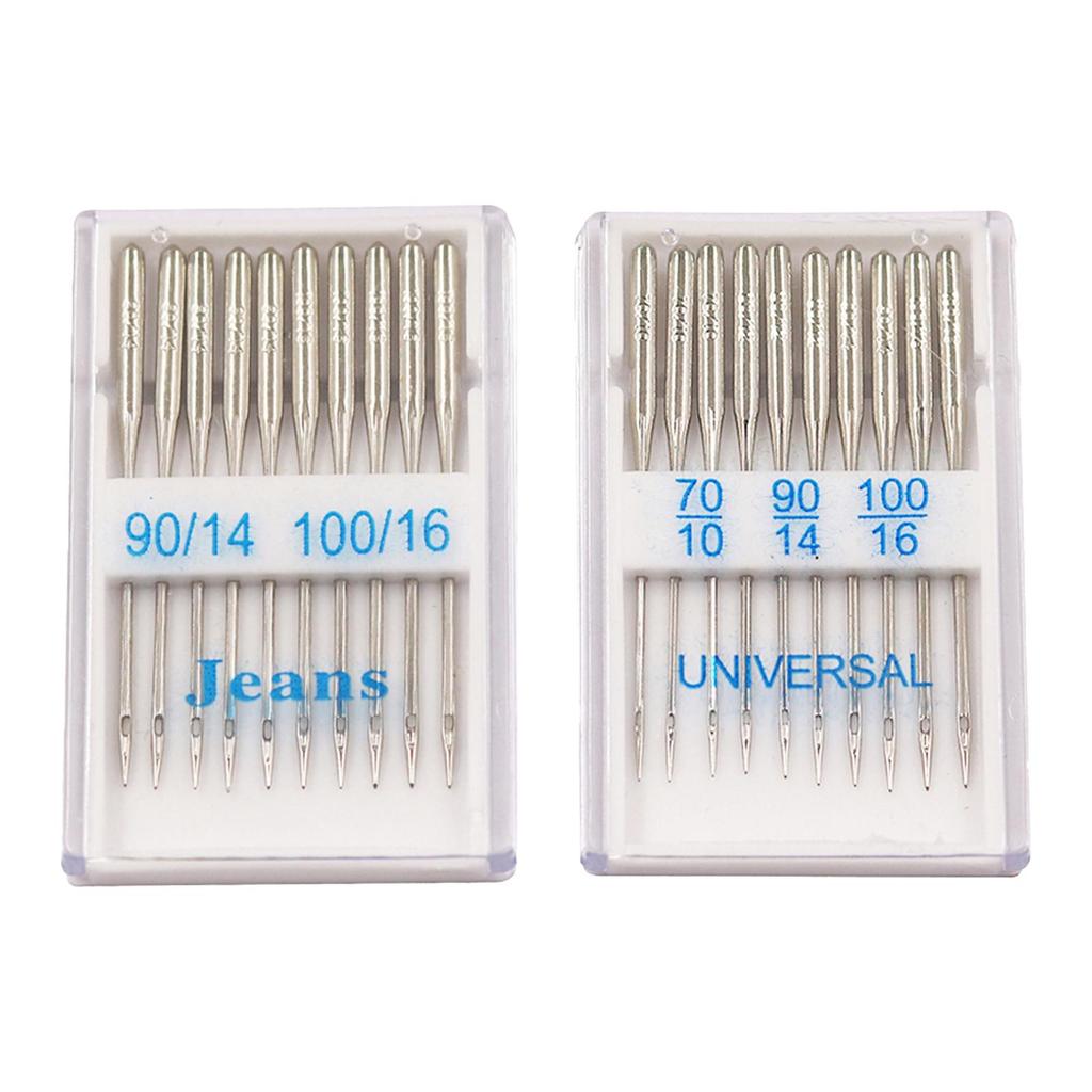 20Pcs Sewing Machine Pins Universal Metal Standard Pins Replacement Part for Wide Range of Fabrics, Thick Cloth, Jeans, Chiffon