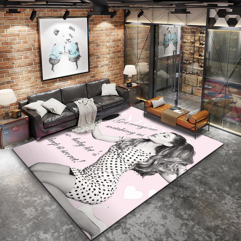 Ariana Grande Carpet Rug for Living Room Bedroom Home Sofa Decoration,Kids play Nonslip Floor Mat