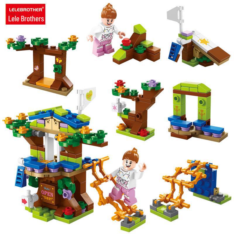 

Сумісні будівельні блоки Lele Brothers: Хлопчиків розвиваюча іграшка-пазл - Набір поліцейських машинок 8732-3