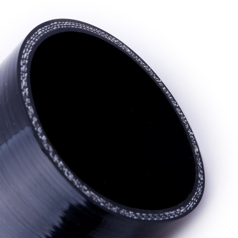 1PC Straight Silicone Reducer Intercooler Coupler Adapter Hose ID51 54 57 60 63 64 67 70 75 76 80 83 85 76mm 3PLY Gloss Black
