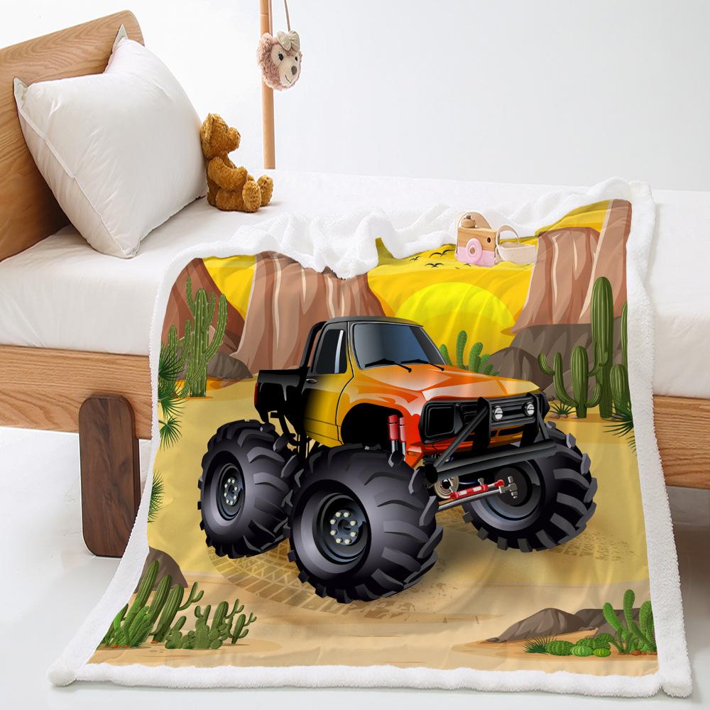 Blanket Car Suv Lamb Fleece Crystal Fleece Blanket