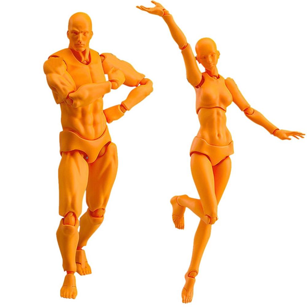 For Artists Man and Woman Human Postures Figure Model Drawing Figures Action Figure Human Mannequin
